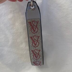 Victoria’s Secret Silver and Pink Bling Rhinestones keychain